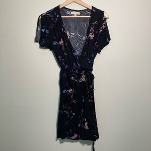 L.A. Hearts Floral Wrap Dress
